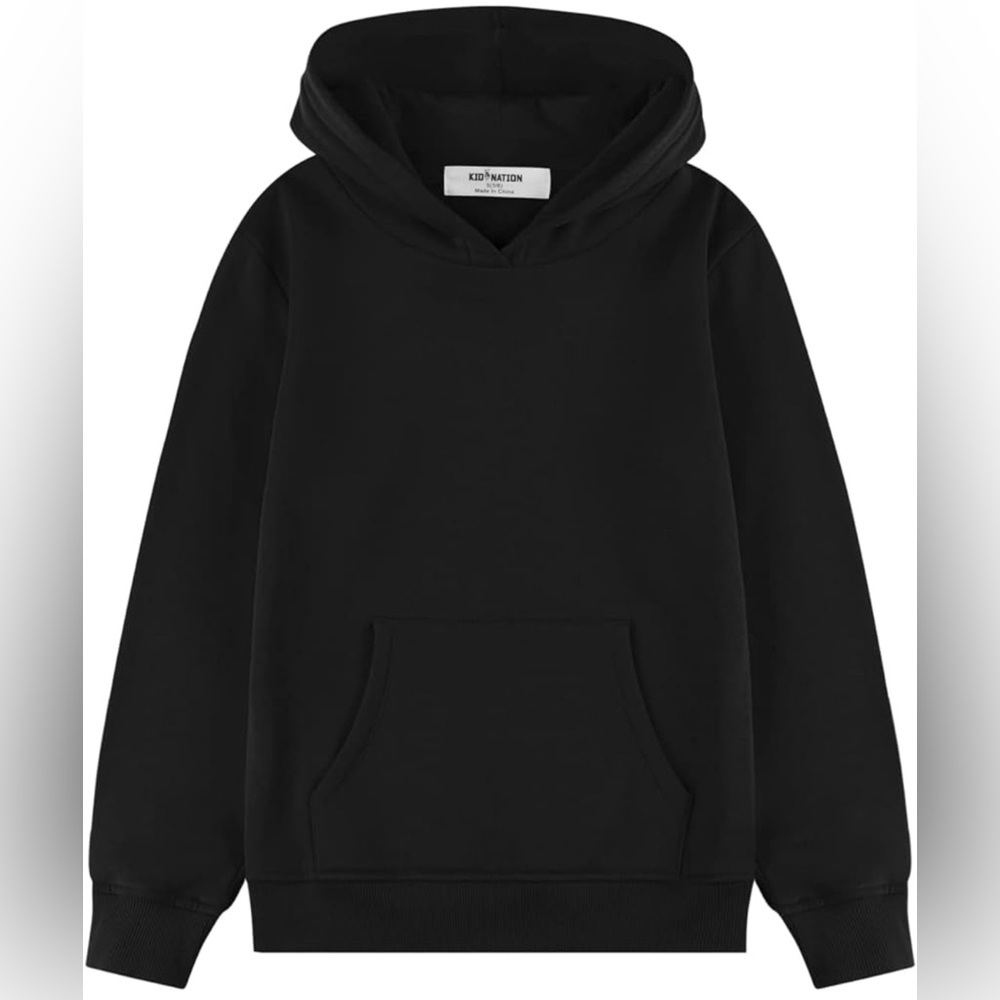 Kid Nation Soft Brushed Fleece Casual Basic Pullover 7-8 Years